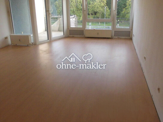 Geräumige 1-Zimmer-Wohnung im 1. Stock mit separater Küche und Balkon in Eggenstein-Leopoldshafen