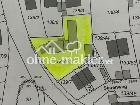 Grundstück 1620m² mit gemischt genutztem Gebäude in Höhenkirchen bei München