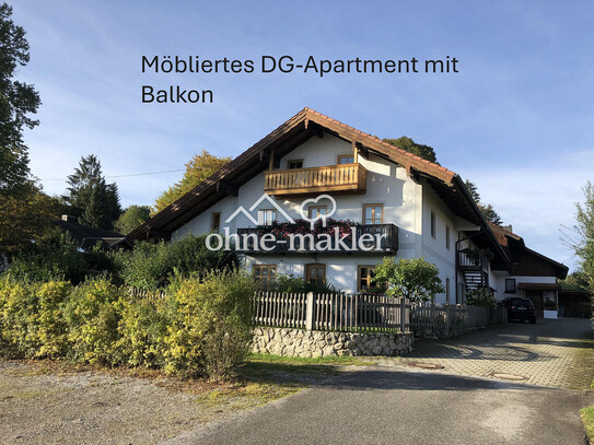 Möbliertes DG-Apartment mit Balkon