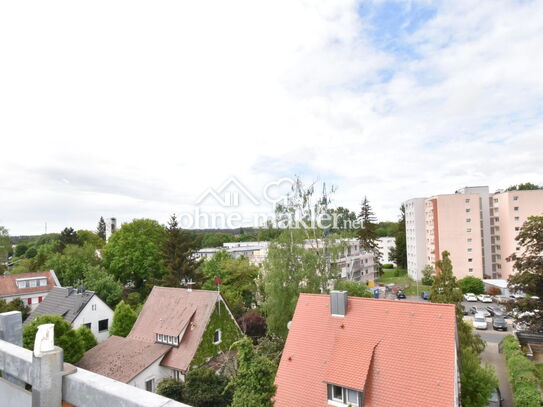 Toller Ausblick: 1-Zi-Penthouse-Whg mit Dachterrasse und Stellplatz