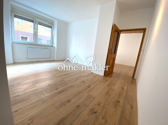 Geräumige und helle 2-Zimmer-Wohnung in ruhiger Seitenstraße in Glockenhof