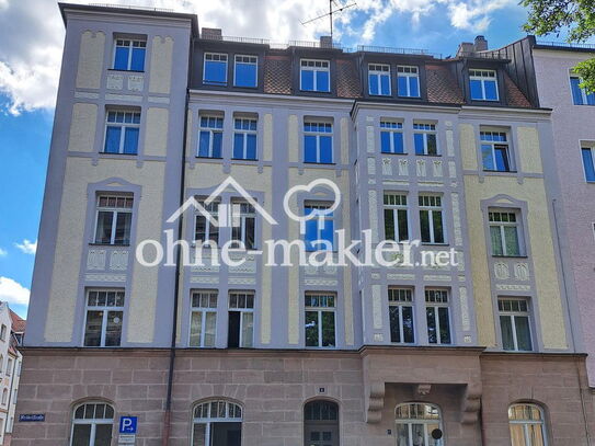 Freundliche 4-Zi-Jugendstil-Wohnung in ruhiger und familiärer Lage in Nürnberg- Schoppershof