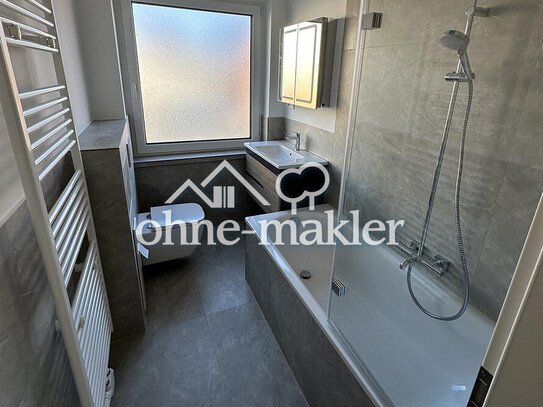Erstbezug nach hochwertiger Kernsanierung moderne 3-Zi.Wohnung, Balkon, Einbauküche, Top-Ausstattung