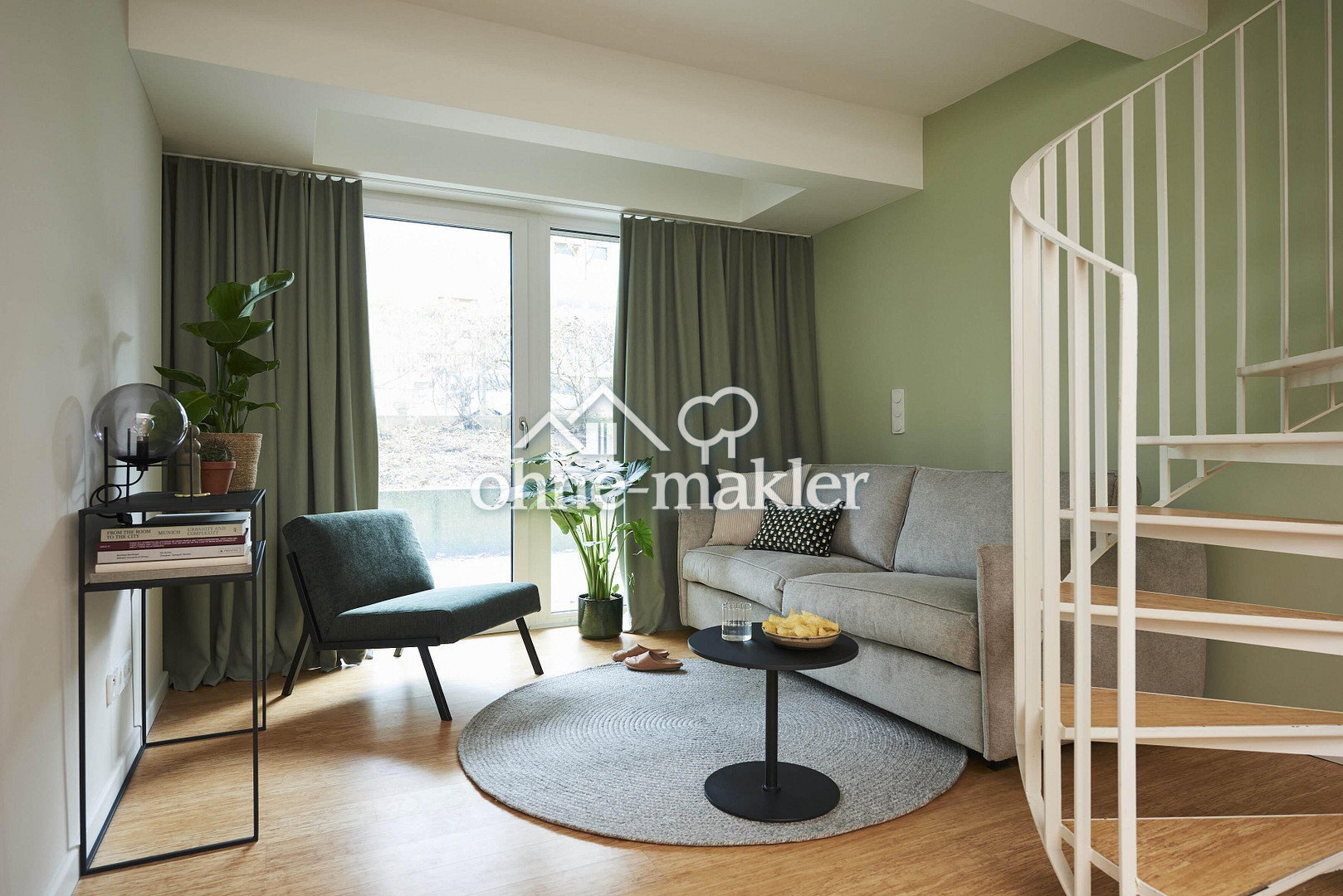 2-Zimmer Maisonette Apartment für 1250€ Warm – vollmöbliert mit Gym & Workspace - Foto 1