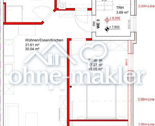 Traumhafte Dachwohnung mit Blick ins Grüne (Erstbezug)