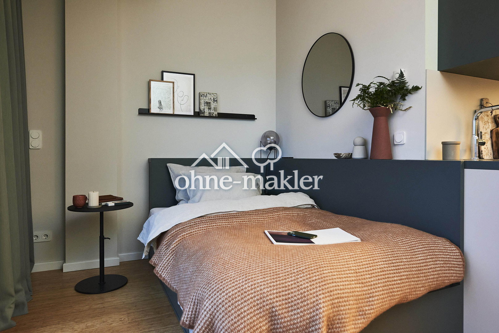 Schöne, vollmöblierte 1-Zimmer-Wohnung in Berlin-Oberschönweide zur Miete - Foto 1