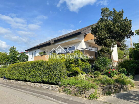 Freistehendes Einfamilienhaus mit schöner Einliegerwohnung, großem Garten und toller Aussicht