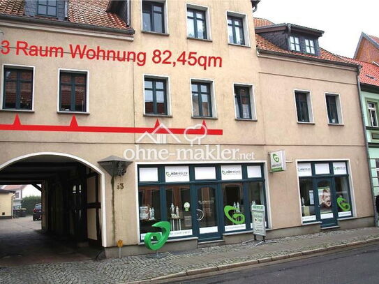 82qm - große, gemütliche 3 Raum Wohnung in ruhiger Zentrumlage