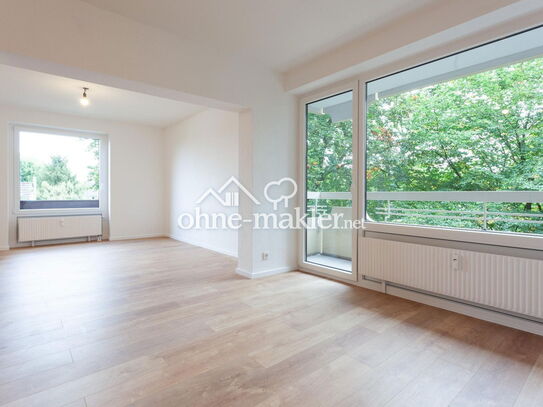 Renovierte 3-Zi. Wohnung mit Balkon und TG-Stellplatz in Mülheim Broich