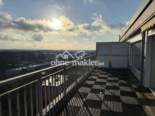 Penthouse mit Dachterrasse in Unterfeldhaus angrenzend zu Düsseldorf