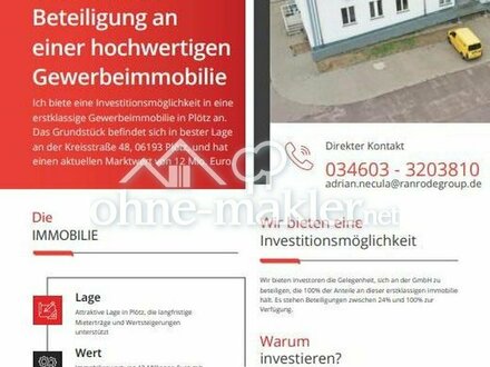 Produktionshallen & Lager mit Erweiterung (Nähe: Halle/Leipzig - A14): Verkauf oder Vermietung