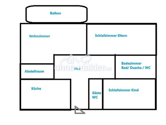 3,5 Zimmer Wohnung zu vermieten