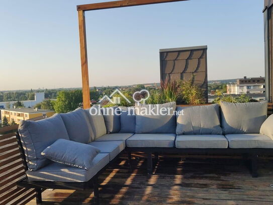 Penthouse/Dachterrasse mit tollem Ausblick