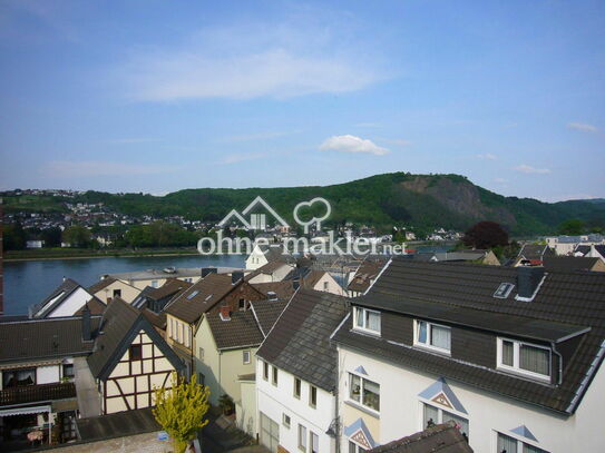 2 Balkone mit Rheinblick