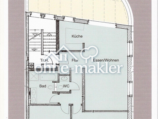 Schöne 3-Zimmer-Wohnung mit großer Terrasse in der Altstadt