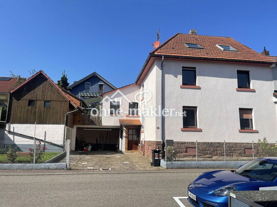 Tolles EIN-/Zweifamilienhaus mit Nebengeb./Werkstatt, Terrasse, überdachter KFZ Stellplatz