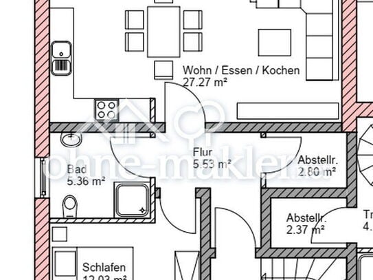 Moderne Wohnung mit tollem Balkon und Weitsicht in Taben-Rodt mit guter Anbindung Luxemburg