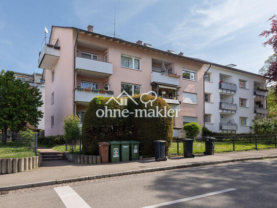 Traumlage Freiburg-Wiehre - Lichtdurchflutete 3-Zimmer-Wohnung mit Balkon in der Peter-Thumb-Straße