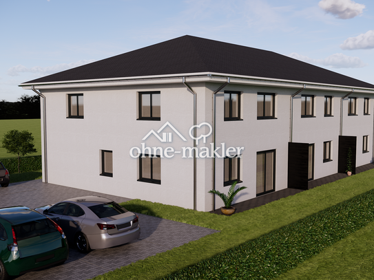 Neubau Reihenhaus, nur noch 1 Haushäfte verfügbar ! - 146qm Wfl. - Hochwertige Ausstattung