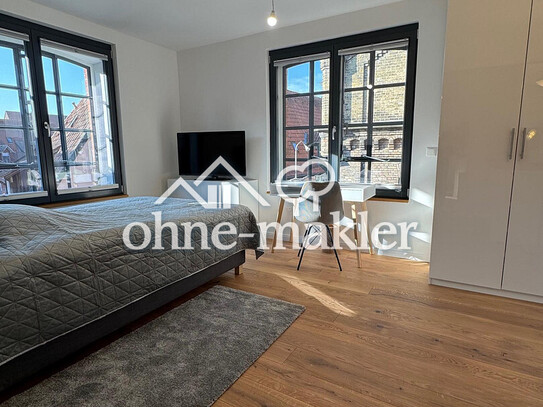 Vollmöbliertes 25qm-Apartment mit 50qm WG-Gemeinschaftsräumen All-Inklusiv-Miete