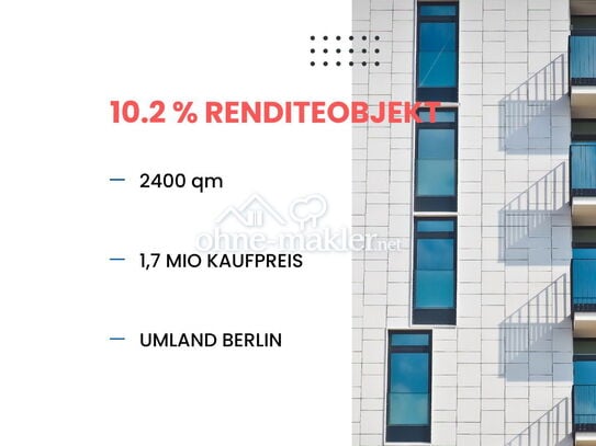 Attraktives Renditeobjekt Umland Berlin: Vollvermietet mit 10,2% Ertragsstärke