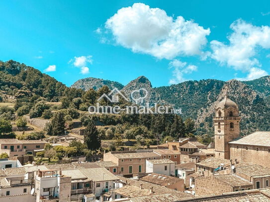 MALLORCA: Charmante 3-Zimmer-Wohnung mit Panoramablick auf die Berge in Bunyola