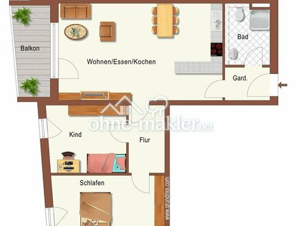 3-Zimmer-Neubau-Eigentumswohnungen KfW 40 Plus Standard