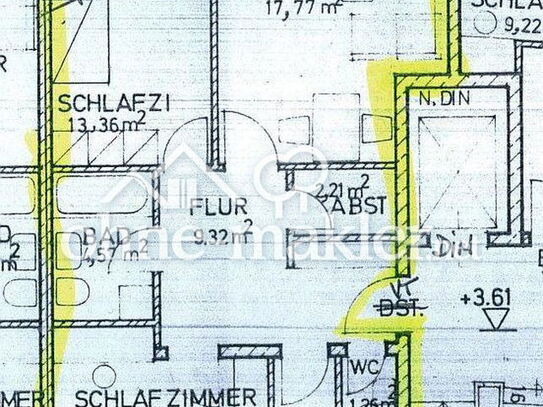 Provisionsfrei! Selbstbez. od. Kapitalanlage: Helle,gut geschnitte Wohnung mit TG in Pasing/Am Knie