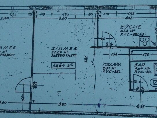 Schöne 2,5-Zimm.Wohnung,Prov.frei, in 1200 Wien,Kalte Miete 950€+BK,sauber,Helle,3 Liftstock