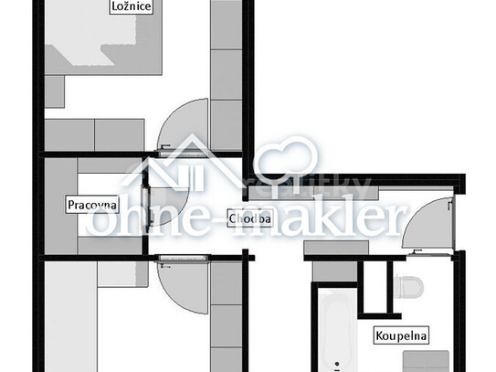 Prodej bytu 4+kk 65 m²