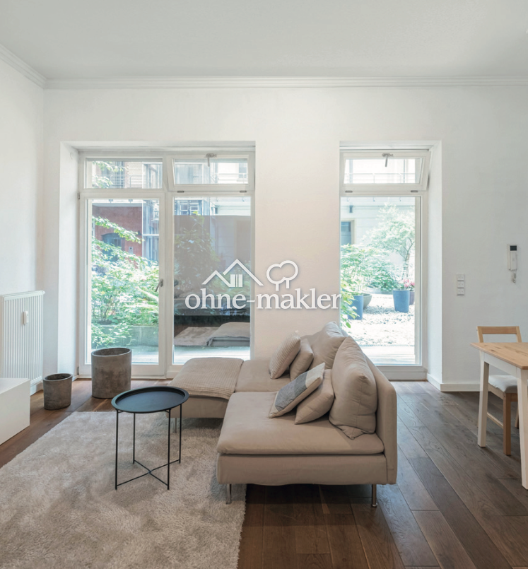 Modernes Wohnen in den Grussank Höfen II – Studio Apartment mit Terrasse - Foto 1