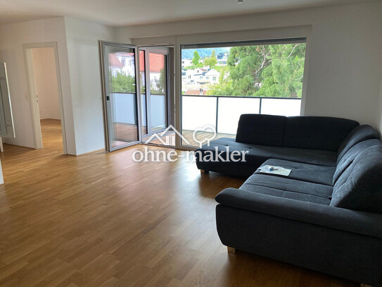 2-Zimmer-Wohnung mit großem Süd-West-Balkon und TG-Platz