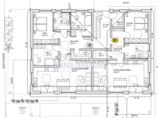 Erstbezug: Attraktive 2-Zimmer-Wohnung in Cham - KFW 40 Standard - (W2)