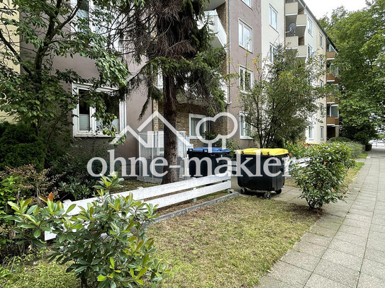 Zentrale 2-Zimmer-Hochparterre-Wohnung mit Balkon und EBK in Hannover