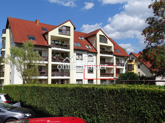 NEU! Ansprechende, gepflegte 3-Raum-Wohnung mit geh. Innenausstattung, Balkon, EBK, Pkw-Stellplatz