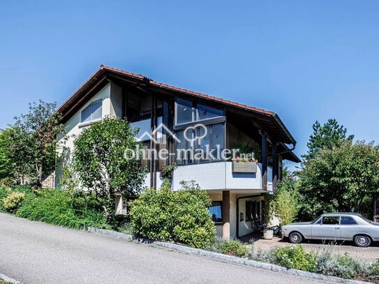 Solides Architektenhaus (3 Wohnungen) mit Garten in Rheinfelden-Herten