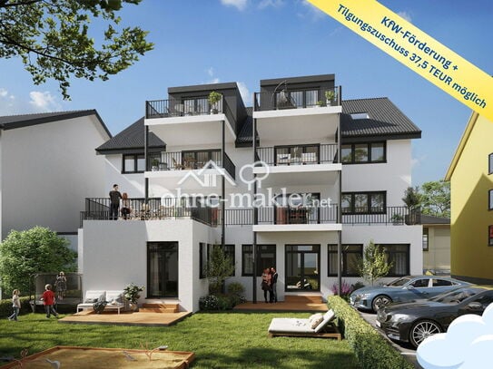 Neubau-Standard 3-Zi.-ETW 87m² in Oberschopfheim, attraktive Förderung möglich!