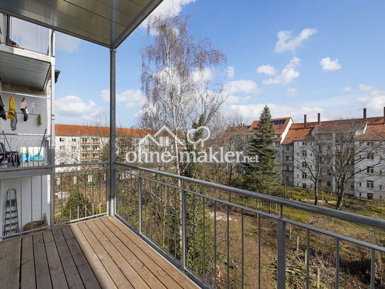 2-Zi.Whg + Balkon, Erstbezug nach Kernsanierung, Leipzig-Sellerhausen