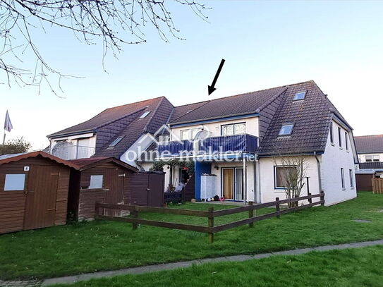 Ferienwohnung zum günstigen Preis: Schöne Maisonettewohnung provisionsfrei bei St. Peter-Ording