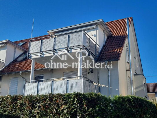 Lichtdurchflutete Maisonette-Wohnung mit Balkon, Garage und Stellplatz