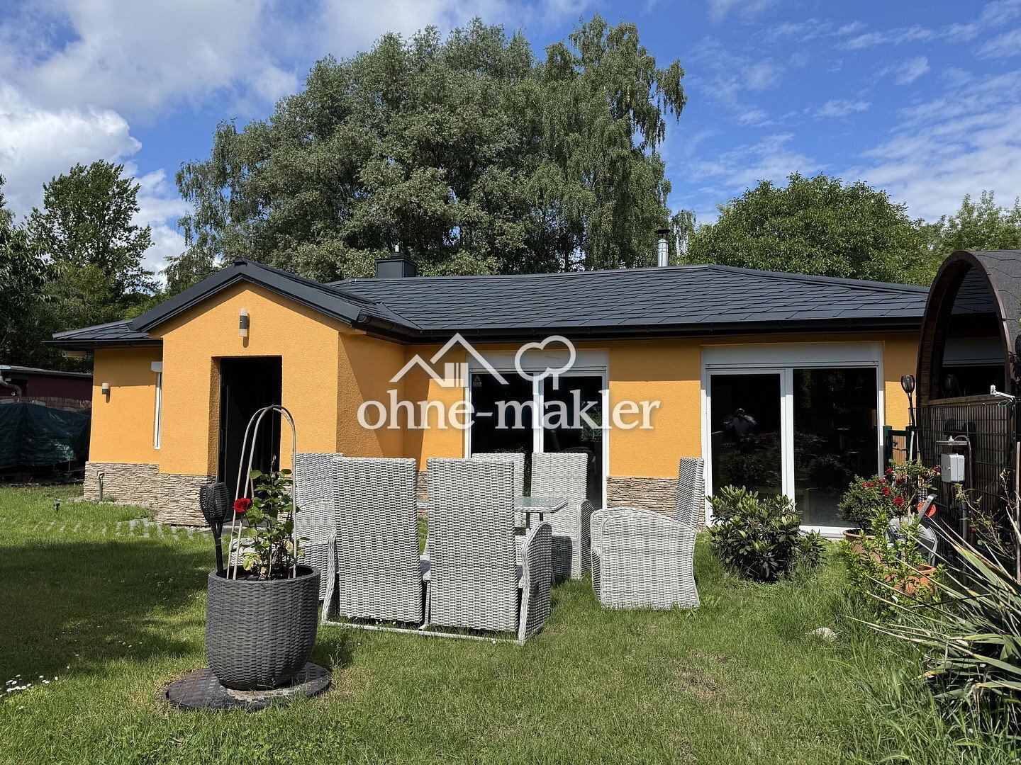 Einfamilienhaus, 550 m² Privatgarten, Kamin & Miele-Küche in Berlin-Lübars“ ZU VERMIETEN. - Foto 1