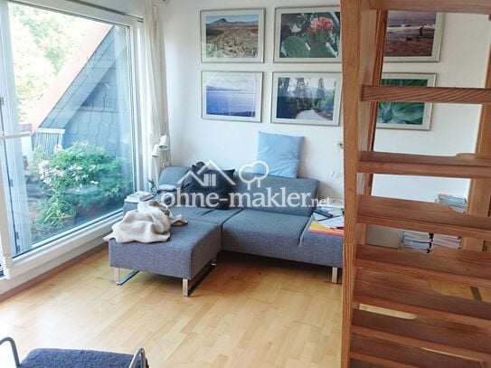 Zentrale Maisonette-Wohnung mit Dachterrasse und Gerage