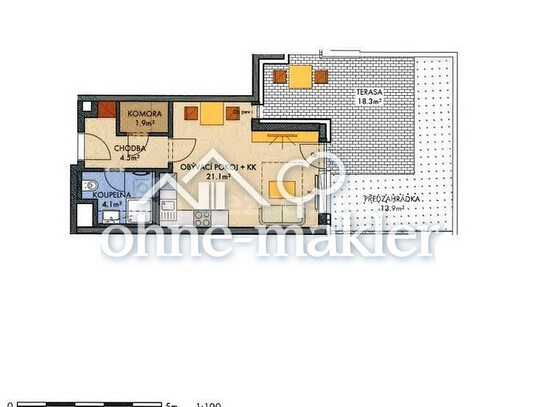 Prodej bytu 1+kk 32 m²