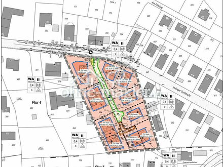 Baugebiet zwischen Halinger Dorfstraße und Am Abendsiepen Verkauf von 5 Baugrundstücken