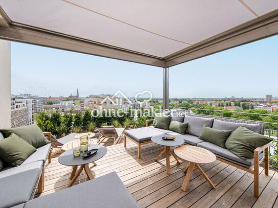 Eines der schönsten Penthouses Münchens mit einzigartigem Panoramablick über die Stadt