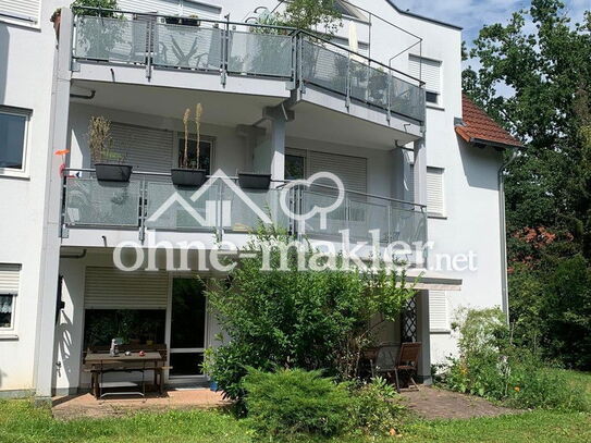 ruhige und schöne Gartenwohnung mit Terrasse - barrierefrei