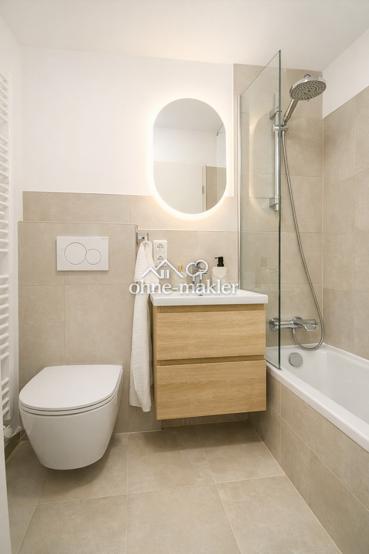 Erstbezug nach Sanierung – Helle 3-Zimmer mit Balkon, provisionsfrei