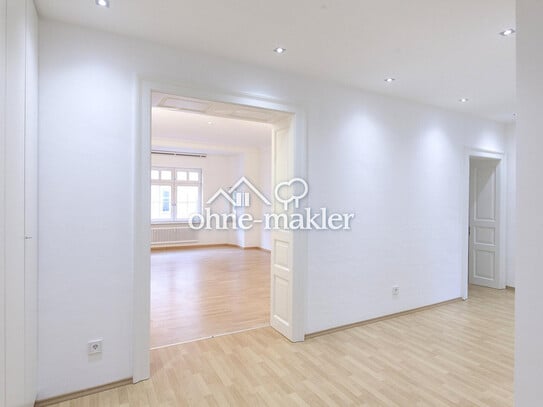 Bestes Schwabing: Top sanierter Stil-Altbau 4,5-Zi Büro/Praxis – lichtdurchflutet – repräsentativ