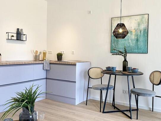 Moderne 1,5-Zimmer-Seniorenwohnung 60+ im Erstbezug mit Balkon / WBS 100