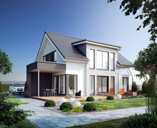 Das könnte Ihr neues Traumhaus sein! Inklusive Grundstück, Bodenplatte, Küche - Innovatives Wohnkonzept bei Living Haus